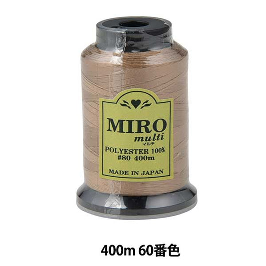 缝纫机线 “ Milo Multi Rock缝纫机线 80th 400m卷60颜色]