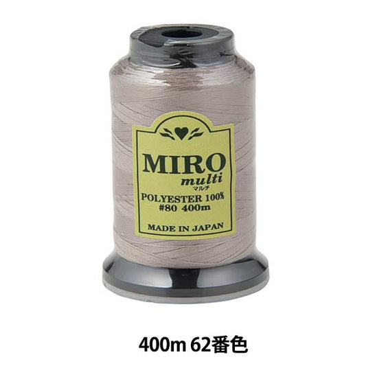 缝纫机线 “ Milo Multi Rock缝纫机线 80th 400m卷62颜色]