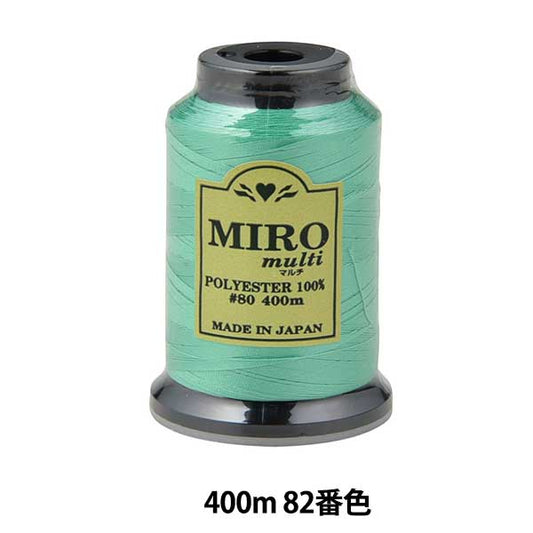 缝纫机线 “ Milo Multi Rock缝纫机线 80th 400m卷82颜色]