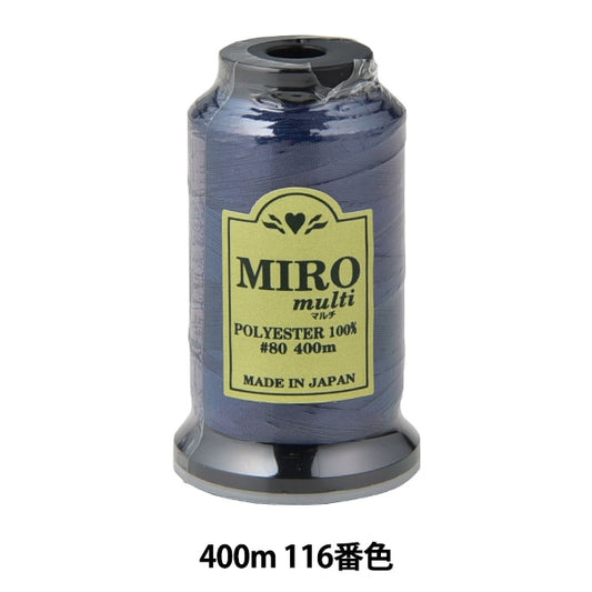 缝纫机线 “ Milo Multi Rock缝纫机线 80th 400m卷116颜色”