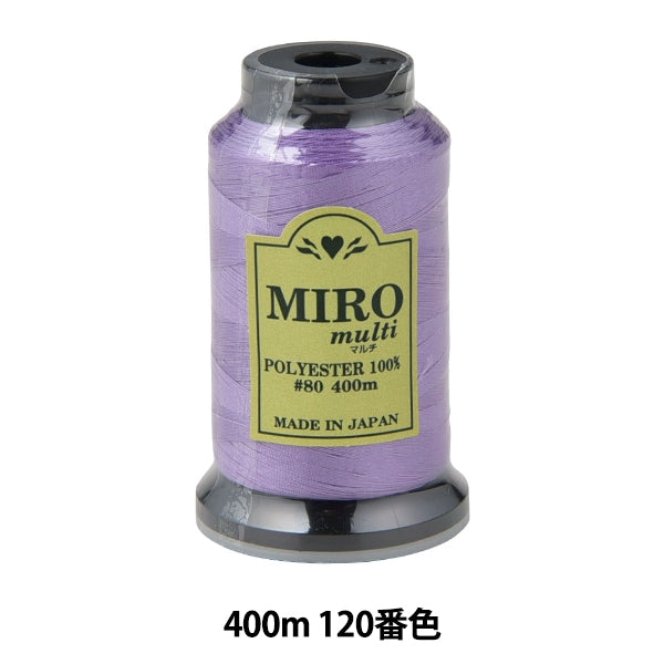 缝纫机线 “ Milo Multi Rock缝纫机线 80th 400m卷120颜色]