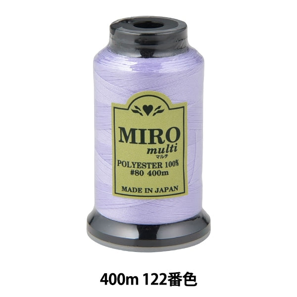 缝纫机线 “ Milo Multi Rock缝纫机线 80th 400m卷122颜色“