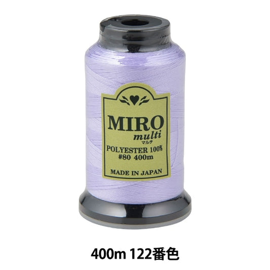 缝纫机线 “ Milo Multi Rock缝纫机线 80th 400m卷122颜色“