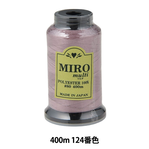 缝纫机线 “ Milo Multi Rock缝纫机线 80th 400m卷124颜色]