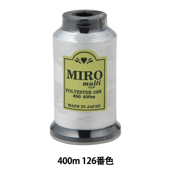 缝纫机线 “ Milo Multi Rock缝纫机线 80th 400m卷126颜色]