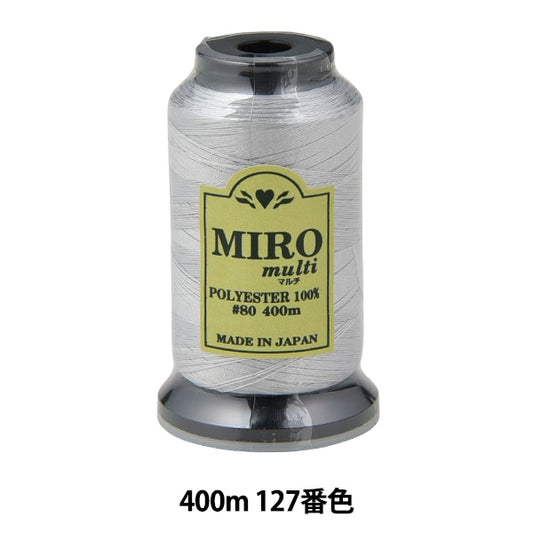 缝纫机线 “ Milo Multi Rock缝纫机线 80th 400m卷127颜色]
