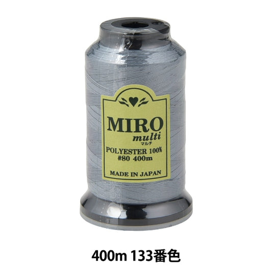 缝纫机线 “ Milo Multi Rock缝纫机线 80th 400m卷133颜色“