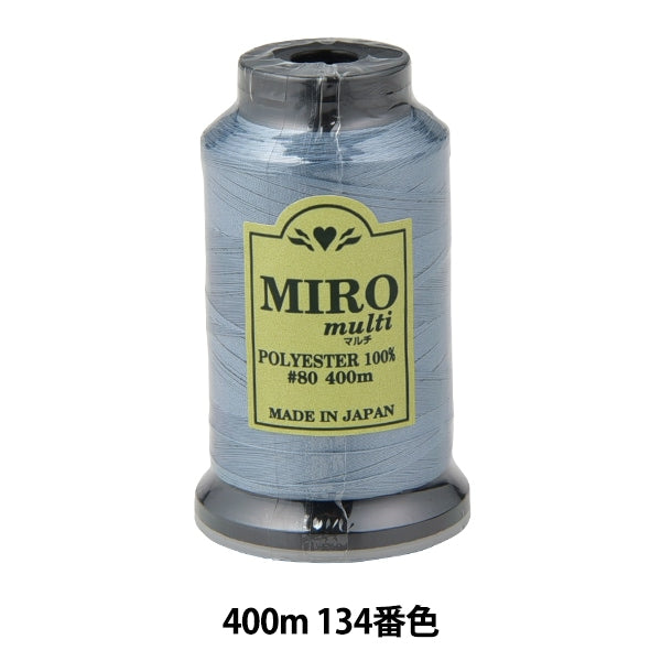 缝纫机线 “ Milo Multi Rock缝纫机线 80th 400m卷134颜色]