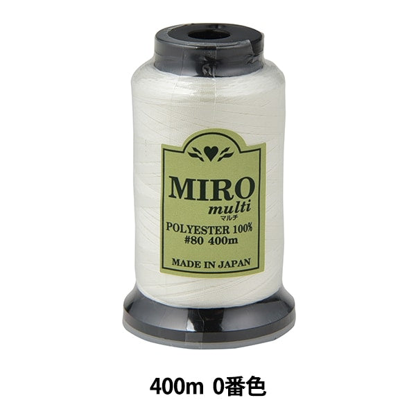 缝纫机线 “ Milo Multi Rock缝纫机线 80th 400m卷0号