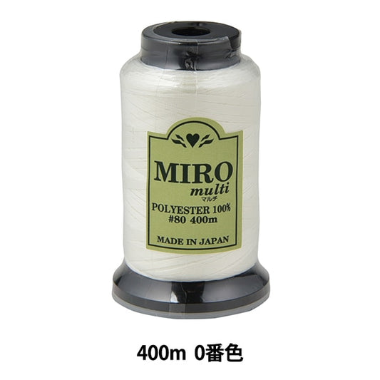 缝纫机线 “ Milo Multi Rock缝纫机线 80th 400m卷0号