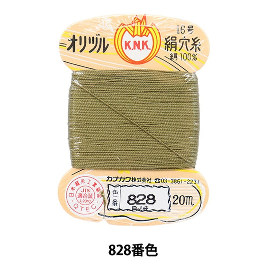 手-Seewn线程“ Orizuru丝绸孔线16（＃8）20m卡绕组828颜色” kanagawa