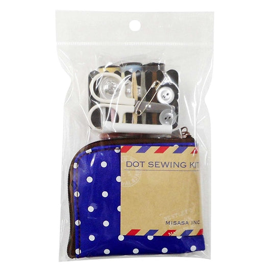 Sewing set sewing set "Sewing Kit dot pattern navy 8205" MISASA Misasa