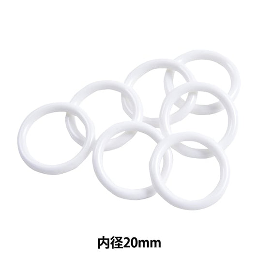 Handicraft parts "Handicraft plastic ring inner diameter 20mm H204-629-28" Hamanaka