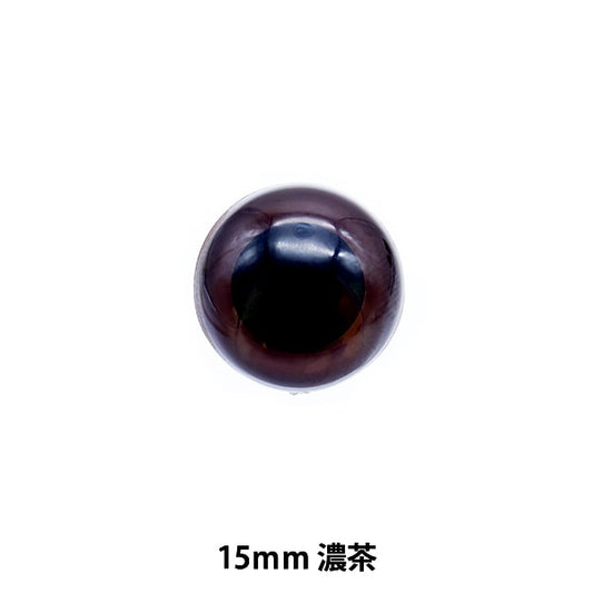 Handicraft parts "B button type tea 15mm 4 pieces B1-JA (A12)"