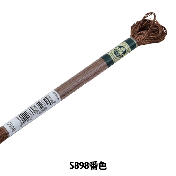 绣花线“ DMC缎面纱S898颜色” DMC Dewhm Sea