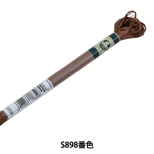 绣花线“ DMC缎面纱S898颜色” DMC Dewhm Sea