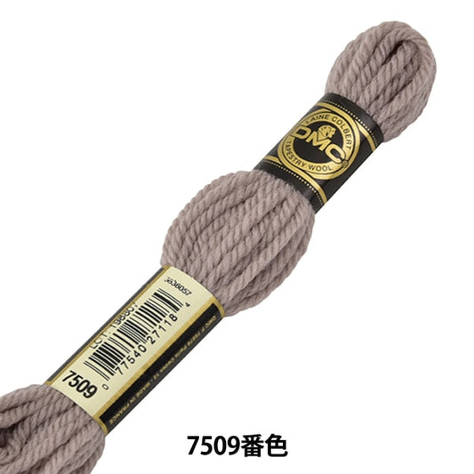 刺绣线程“ DMC 4号刺绣线挂毯羊毛7509颜色” DMC饮食