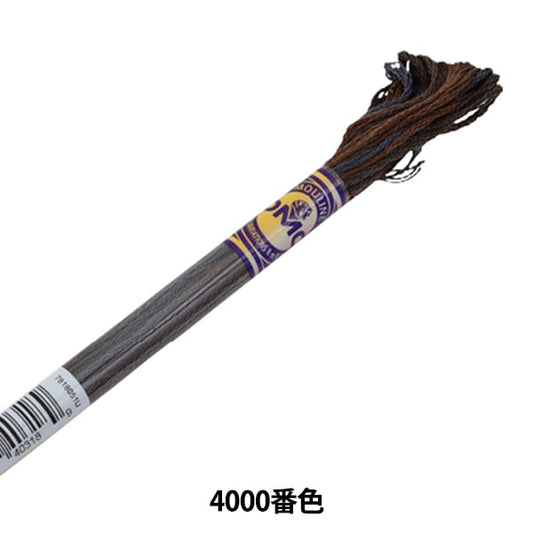 刺绣线程“ DMC 25刺绣线颜色变化4000颜色” DMC Deementea