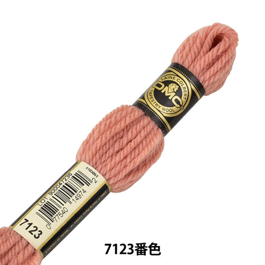 绣花线“ DMC 4号刺绣线挂毯羊毛7123” DMC DM海藻