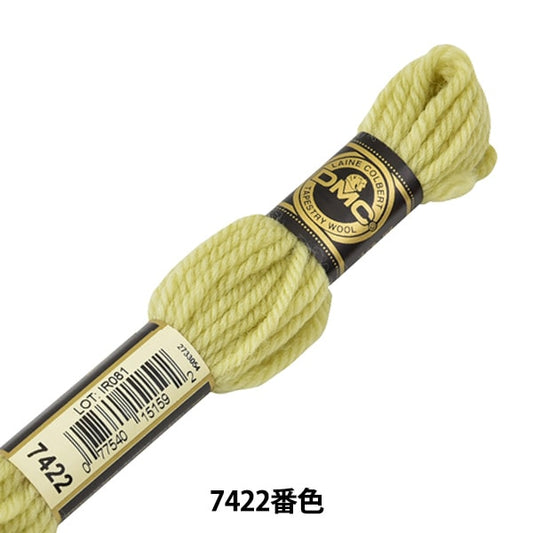 繡花線“ DMC 4號刺繡線掛毯羊毛7422”