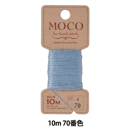 手-Seewn线程“ Moco Stitch Thread 10M 70颜色” Fujix Fujix