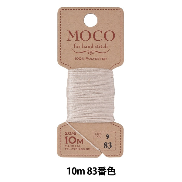 手-Sewn线程“ Moco Stitch Tread 10m 83颜色” Fujix Fujix