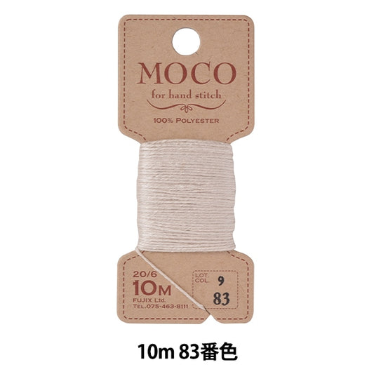 手-Sewn线程“ Moco Stitch Tread 10m 83颜色” Fujix Fujix