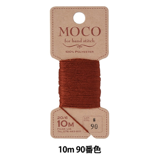手-Sewn线程“ moco缝线线程10m 90th颜色” fujix fujix