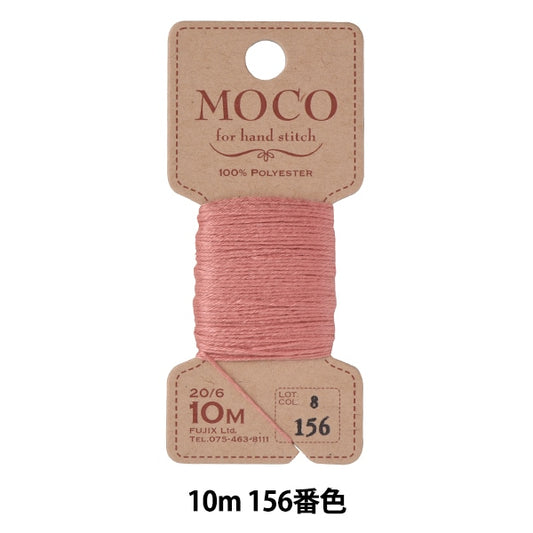 手-Sewn线程“ moco缝线线程10m 156th颜色” fujix fujix