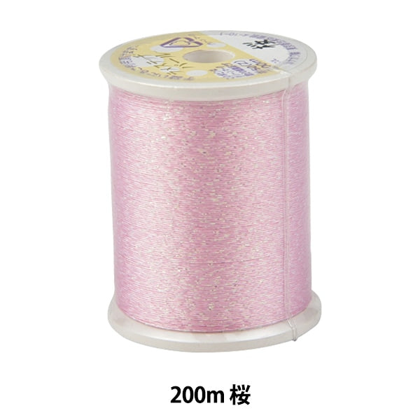 缝纫机线 “ la脚针迹珍珠＃50 200m樱花”卡纳那川
