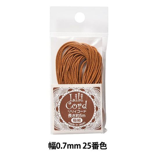 工藝繩 “百合代碼額外的寬度寬度0.7mm 25顏色” kanagawa