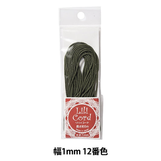 工艺绳 “百合代码宽度1mm 12颜色”卡纳那川