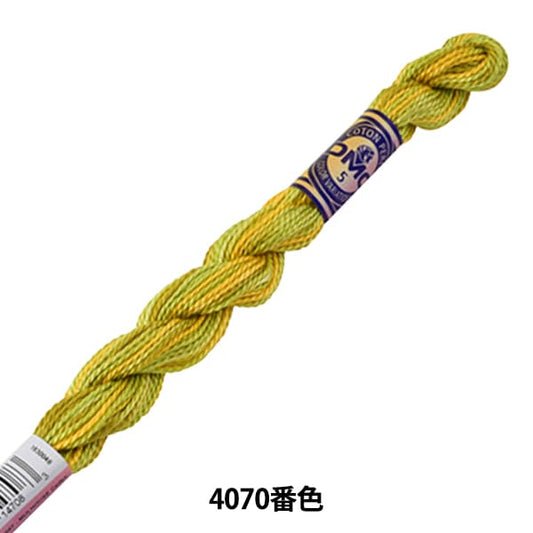 绣花线“ DMC 5号刺绣线颜色变化4070” DMC DM海藻