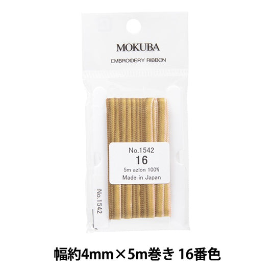 丝带 “刺绣丝带 ER1542宽度约4mm x 5m卷16颜色”