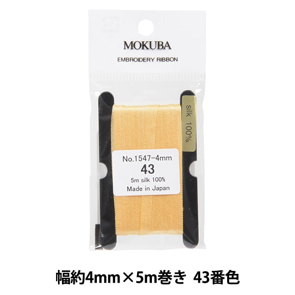 丝带 “刺绣丝带 ER1547-4-43] Mokuba木马