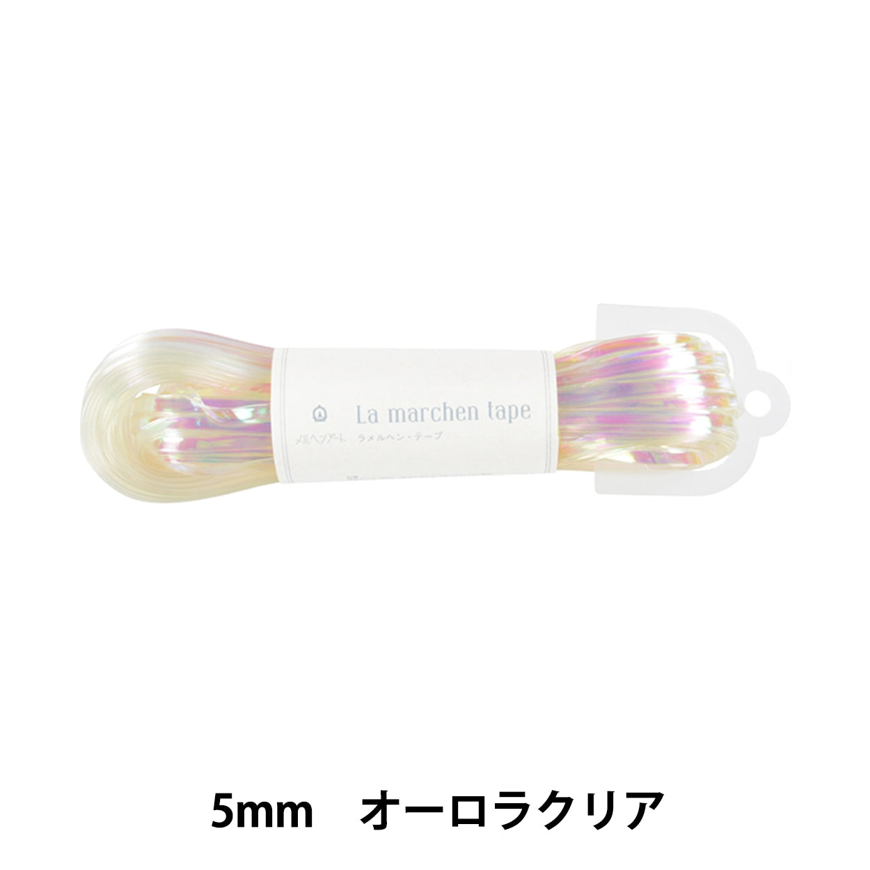 工艺绳 “ Ramel Hen Tape 5mm 30m Aurora Clear” Marchenart Fairy Art