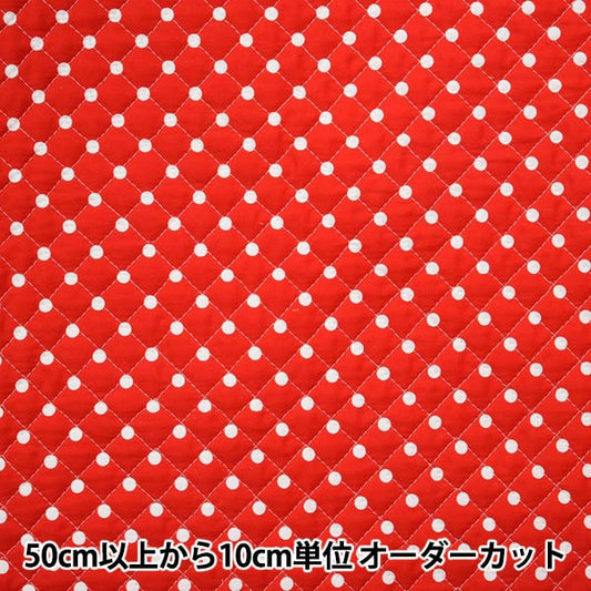 [來自數量5] 織物 『波爾卡圓點寬縫Redland X Shiratama Q88190-7-10]