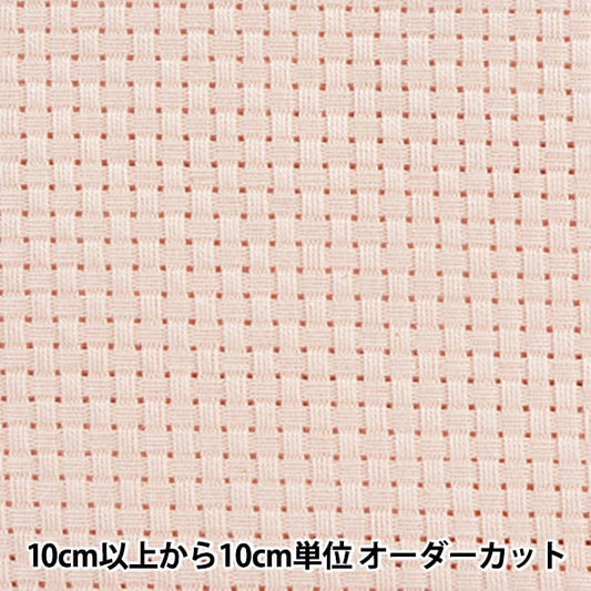 [来自数量1] 刺绣布 “刺绣Java Cross 6号的No.9000计数约25眼鲑鱼粉红色115颜色” Olympus