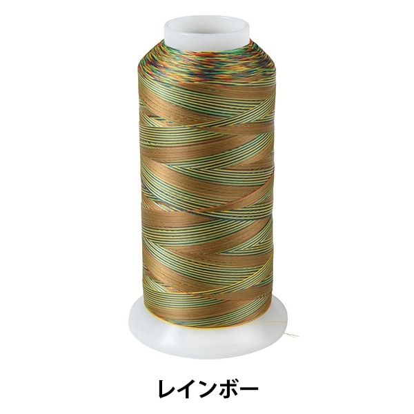 缝纫机线 “ Diichather Tetron缝纫机线 ＃50 3000m彩虹] daikoku丝绸