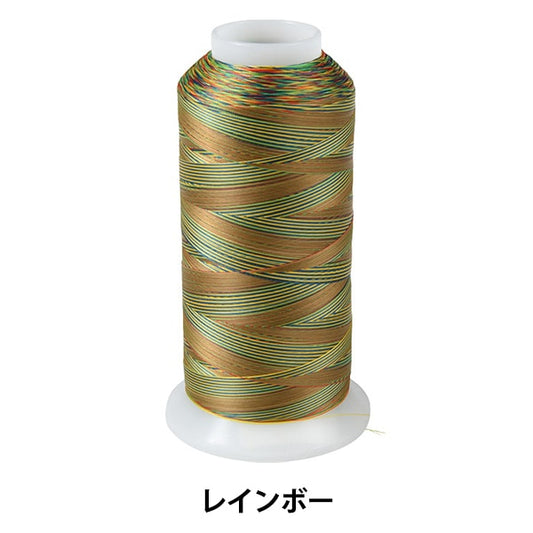 缝纫机线 “ Diichather Tetron缝纫机线 ＃50 3000m彩虹] daikoku丝绸