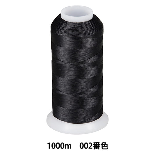 缝纫机线 “ Diichather Tetron缝纫机线 ＃10 1000m黑色] Daikoku丝绸