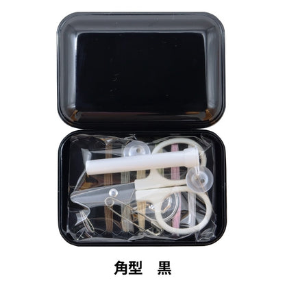 Handicraft goods "Sewing set square black 13-277" kawaguchi