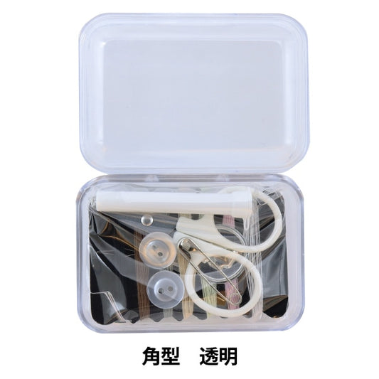 Handicraft "Sewing set square type transparent 13-278" kawaguchi