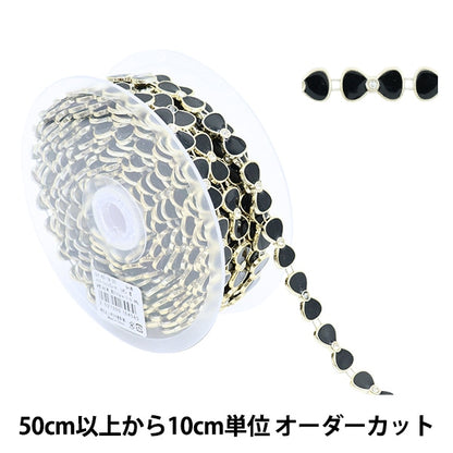 [From quantity 5] HandicraftTrim "imitationTrim Width about 1.2cm Ribbon Black GY-43-18-33]