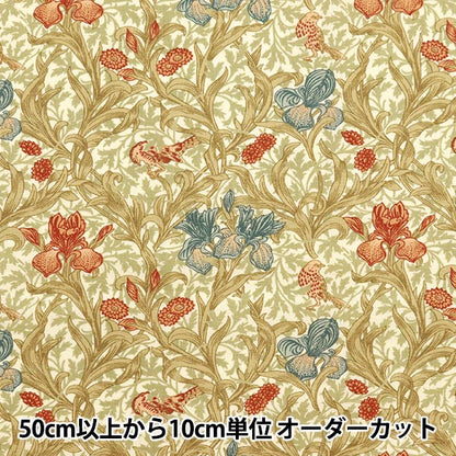 [来自数量5] 织物 “ Moda Best Morris Best Morris 板材织物 虹膜奶油8360-11]