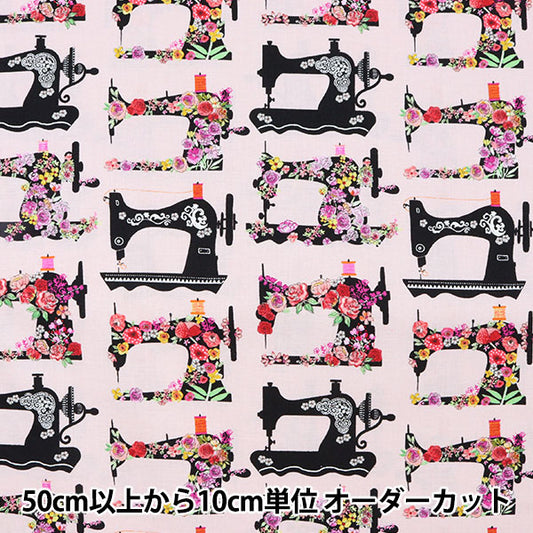[来自数量5] 织物 “美国棉花锯缝机图案Gail-C8803”