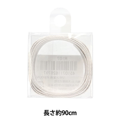 リボン 『リボン SNOW柄 約10mm幅×約90cm巻き ホワイト R107』大前