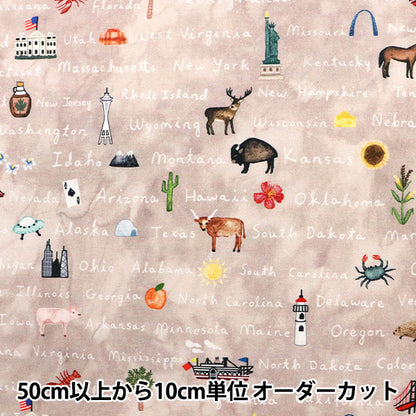 [From quantity 5] Fabric "USA Cotton Cross Country DDC9806-TANXD"