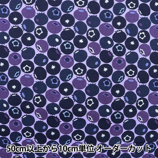 [From quantity 5] Fabric "USA Cotton+Steel) Sheeting Blueberry Lv501-BL3]