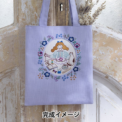 Embroidery kit "Hana and My Story Mini Tote 542116" Lecien Lecien COSMO Cosmo